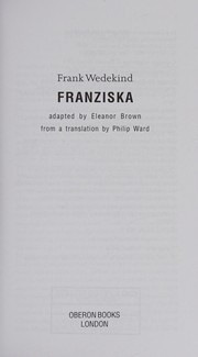 Cover of: Franziska by Frank Wedekind