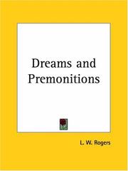 Cover of: Dreams and Premonitions by L. W. Rogers