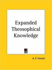 Cover of: Expanded Theosophical Knowledge