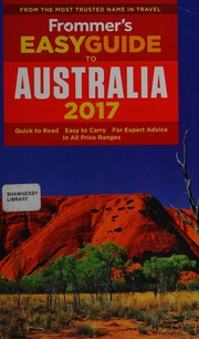 Cover of: Frommer's easyguide to Australia 2017