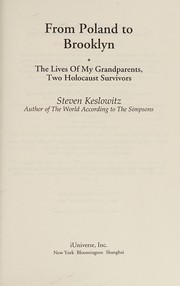Cover of: From Poland to Brooklyn: The Lives of My Grandparents, Two Holocaust Survivors