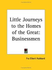 Cover of: Businessmen (Little Journeys to the Homes of the Great, Vol. 11)