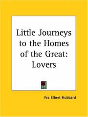 Cover of: Lovers (Little Journeys to the Homes of the Great, Vol. 13)