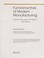 Cover of: Fundamentals of Modern Manufacturing