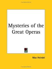 Cover of: Mysteries of the Great Operas