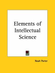 Cover of: Elements of Intellectual Science
