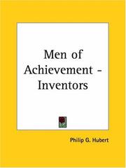Cover of: Men of Achievement - Inventors by Philip G., Jr. Hubert