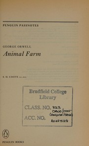 Cover of: Orwell's "Animal Farm" (Passnotes)
