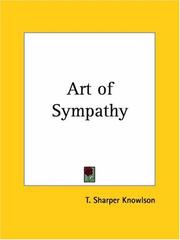 Cover of: Art of Sympathy by T. Sharper Knowlson, T. Sharper Knowlson