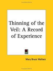Cover of: Thinning of the Veil: A Record of Experience