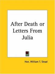 Cover of: After Death or Letters From Julia