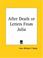 Cover of: After Death or Letters From Julia