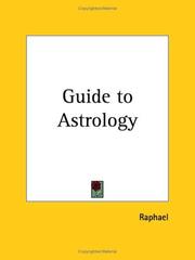 Cover of: Guide to Astrology by Raphael