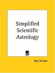 Cover of: Simplified Scientific Astrology | Max Heindel