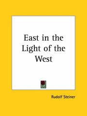 Cover of: East in the Light of the West by Rudolf Steiner