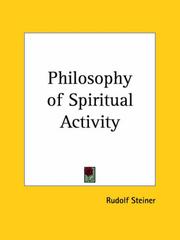 Cover of: Philosophy of Spiritual Activity by Rudolf Steiner