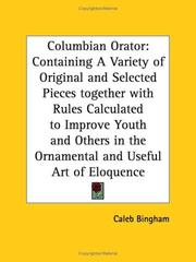 Cover of: Columbian Orator by Caleb Bingham