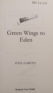 Cover of: Green Wings to Eden