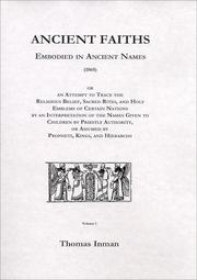 Cover of: Ancient Faiths Embodied in Ancient Names (1868)