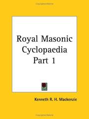 Cover of: Royal Masonic Cyclopaedia, Part 1