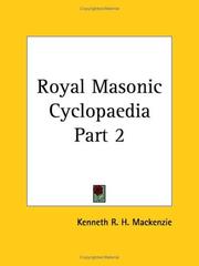 Cover of: Royal Masonic Cyclopaedia, Part 2