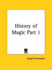 Cover of: History of Magic, Part 1