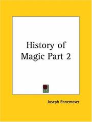Cover of: History of Magic, Part 2