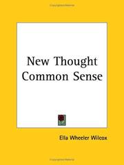 Cover of: New Thought Common Sense