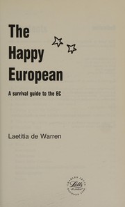 The happy European by Laetitia de Warren