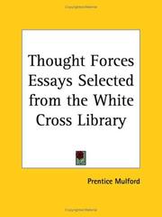 Cover of: Thought Forces Essays Selected from the White Cross Library