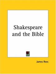 Cover of: Shakespeare and the Bible by James Rees