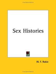 Cover of: Sex Histories by W. F. Robie, W. F. Robie