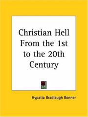 Cover of: Christian Hell From the 1st to the 20th Century