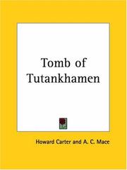 Cover of: Tomb of Tutankhamen