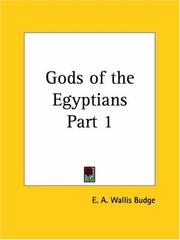 Cover of: Gods of the Egyptians, Part 1