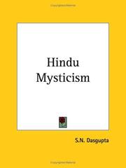 Cover of: Hindu Mysticism by S. N. Dasgupta