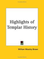 Cover of: Highlights of Templar History