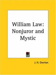 Cover of: William Law: Nonjuror and Mystic