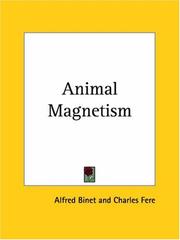 Cover of: Animal Magnetism by Alfred Binet, Charles Féré, Alfred Binet