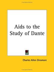 Cover of: Aids to the Study of Dante | Charles Allen Dinsmore