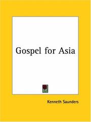 Cover of: Gospel for Asia by Kenneth Saunders
