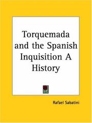 Cover of: Torquemada and the Spanish Inquisition A History