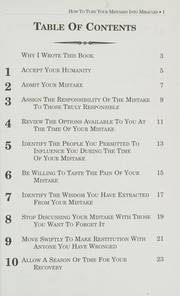 Cover of: How to Turn Your Mistakes into Miracles by Mike Murdock