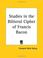 Cover of: Studies in the Biliteral Cipher of Francis Bacon