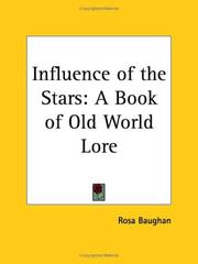 Cover of: Influence of the Stars: A Book of Old World Lore