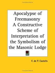 Apocalypse of Freemasonry by F. de P. Castells