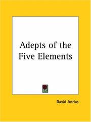 Cover of: Adepts of the Five Elements by David Anrias, David Anrias