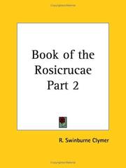 Cover of: Book of the Rosicrucae, Part 2