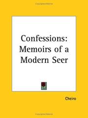 Cover of: Confessions: Memoirs of a Modern Seer