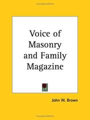 Cover of: Voice of Masonry and Family Magazine